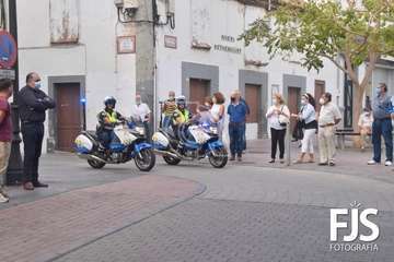 Telde despide con honores y lágrimas a su agente Martín Calzada (Foto Francisco Javier Santana)